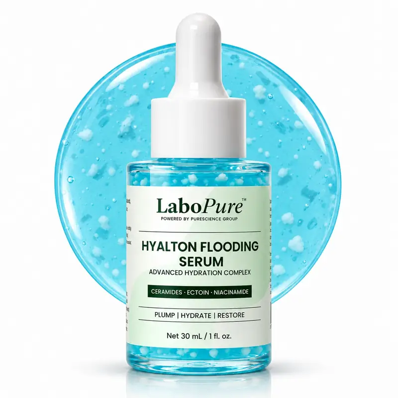 LaboPure Hyalton Flooding Serum, 30 mL dropper bottle